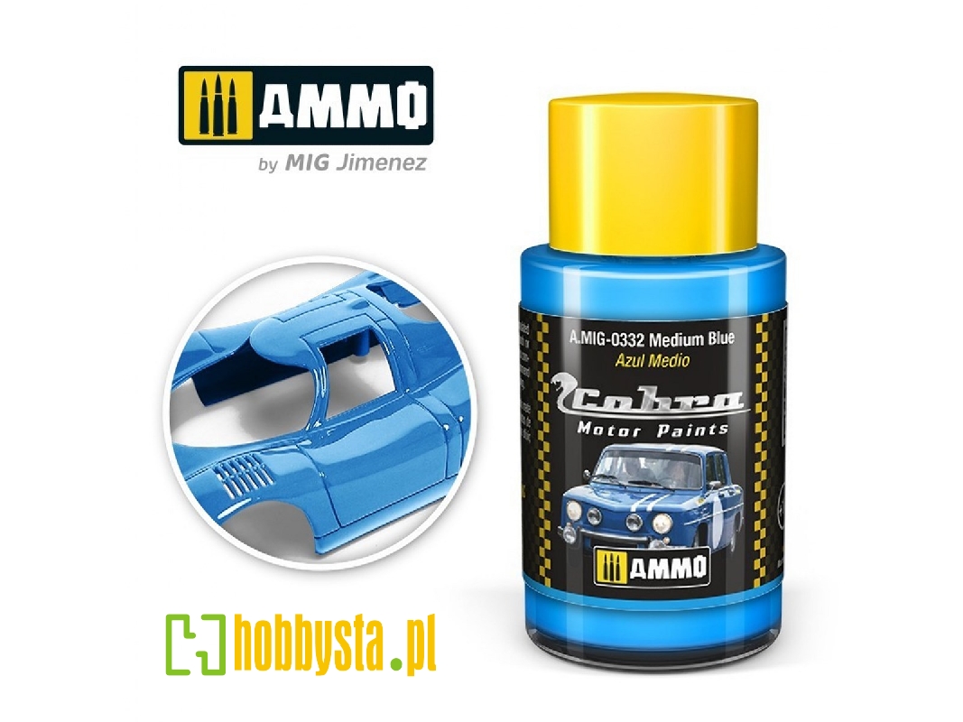 A.Mig-0332 Cobra Motor Medium Blue - zdjęcie 1 A.Mig-0332 Cobra Motor Medium Blue - zdjęcie 1