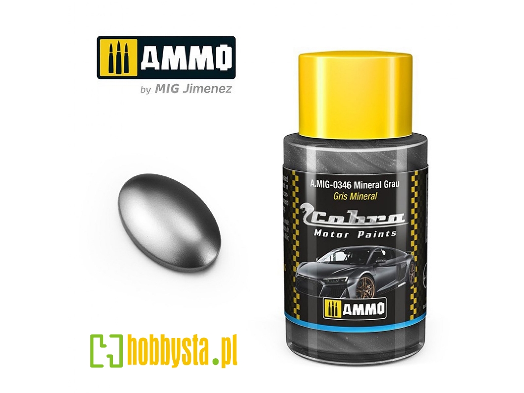A.Mig-0346 Cobra Motor Mineral Grau - zdjęcie 1 A.Mig-0346 Cobra Motor Mineral Grau - zdjęcie 1