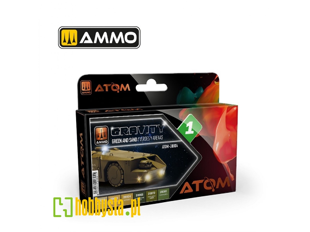 Atom-20804 Gravity Set 1 - Green And Sand - zdjęcie 1