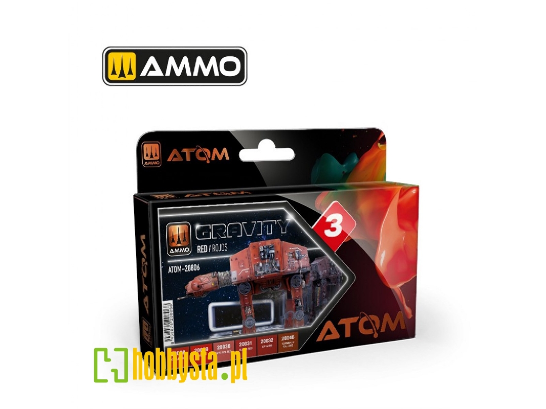 Atom-20806 Gravity Set 3 - Red - zdjęcie 1 Atom-20806 Gravity Set 3 - Red - zdjęcie 1