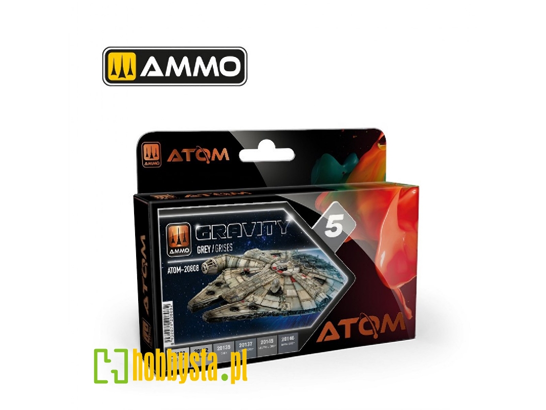 Atom-20808 Gravity Set 5 - Grey - zdjęcie 1