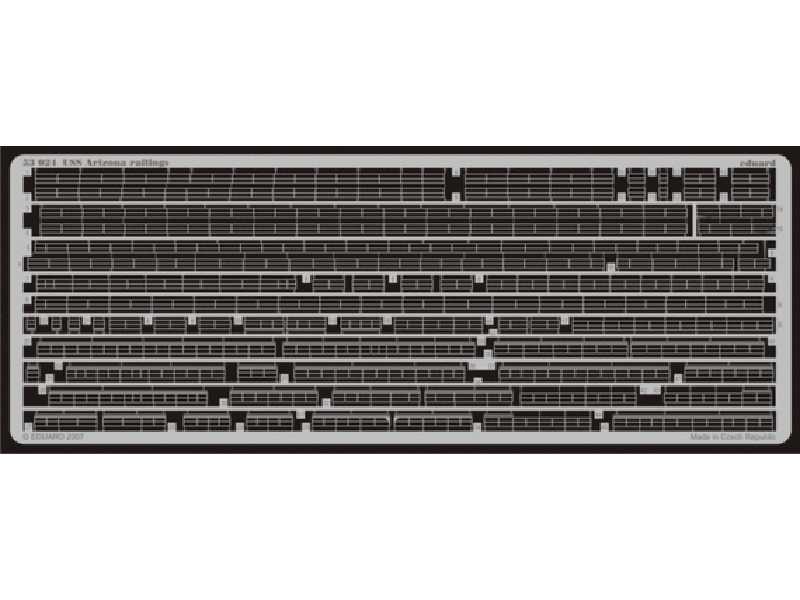  USS Arizona railings 1/350 - Mini Hobby Model - blaszki - zdjęcie 1