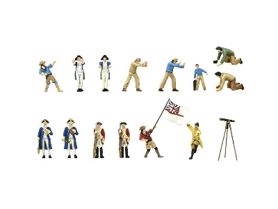 Metal Figurines For Hms Endeavour Set (14 Pcs) - zdjęcie 1