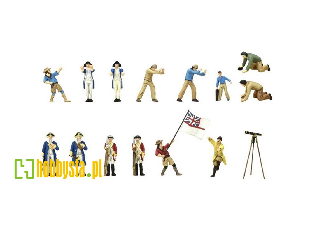 Metal Figurines For Hms Endeavour Set (14 Pcs) - zdjęcie 1 Metal Figurines For Hms Endeavour Set (14 Pcs) - zdjęcie 1