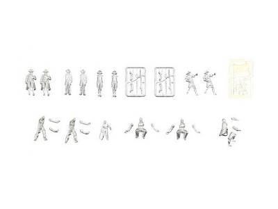 Metal Figurines For Hms Endeavour Set (14 Pcs) - zdjęcie 2