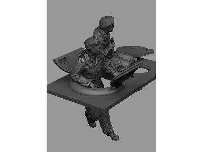 British 'sherman' Tank 'pixie' Suit Turret Crew - zdjęcie 2