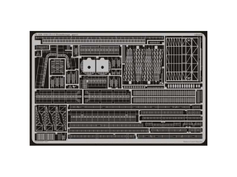  USS CV-14 Ticonderoga 1/350 - Trumpeter - blaszki - zdjęcie 1