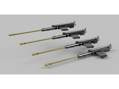 Flakvierling 38 Gun Barrels With Body Aa Gun (X4) - zdjęcie 2