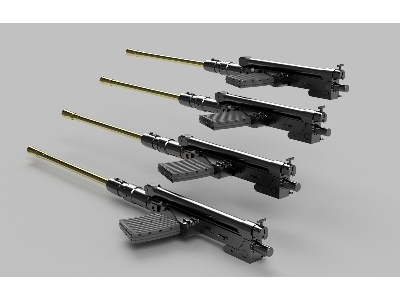 Flakvierling 38 Gun Barrels With Body Aa Gun (X4) - zdjęcie 3