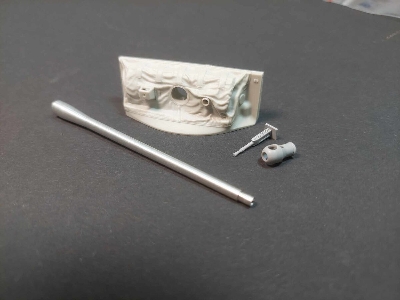 A34 'comet' Canvas Mantlet With 77mm Oqf Ggun (Wwii Early Pattern) - zdjęcie 1