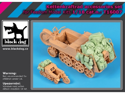 Kettenkraftrad Accessories Set (For Freedom Model Kits) - zdjęcie 1