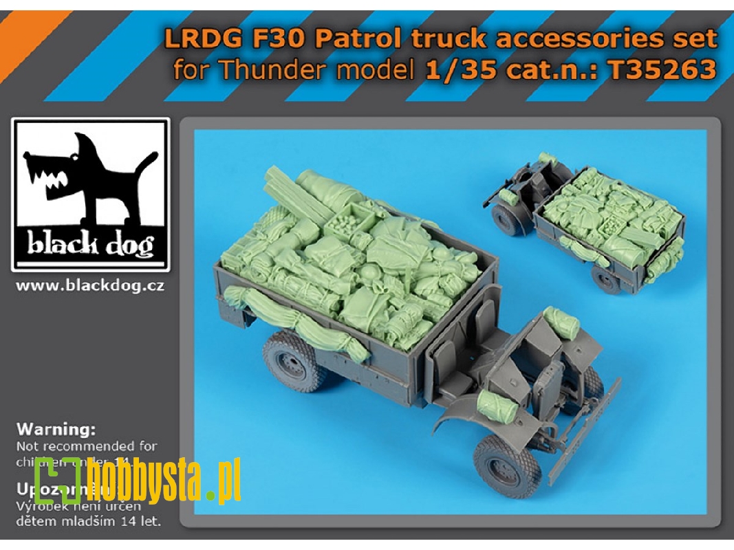 Lrdg F30 Patrol Truck Accessories Set (For Thunder Model) - zdjęcie 1 Lrdg F30 Patrol Truck Accessories Set (For Thunder Model) - zdjęcie 1