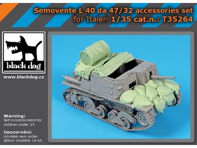 Semovente L 40 Da 47/32 Accessories Set (For Italeri) - zdjęcie 1