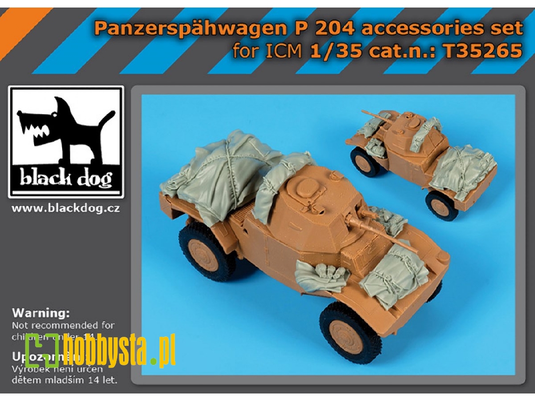 Panzerspähwagen P 204 Accessories Set (For Icm) - zdjęcie 1 Panzerspähwagen P 204 Accessories Set (For Icm) - zdjęcie 1