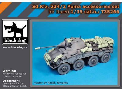 Sd.Kfz. 234/2 Puma Accessories Set (For Italeri) - zdjęcie 1