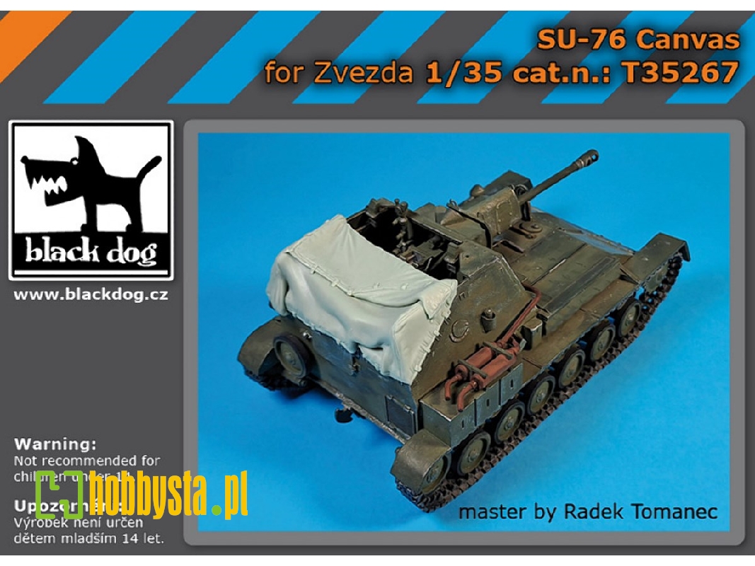 Su-76 Canvas (For Zvezda) - zdjęcie 1 Su-76 Canvas (For Zvezda) - zdjęcie 1