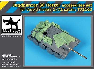 Jagdpanzer 38 Hetzer Accessories Set (For Vespid Model) - zdjęcie 1