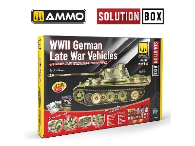 Solution Box 23 - Wwii German Late War Vehicles - Colors And Weathering System - zdjęcie 1