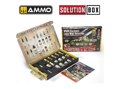 Solution Box 23 - Wwii German Late War Vehicles - Colors And Weathering System - zdjęcie 2