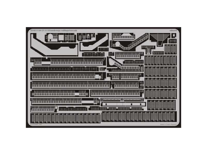 USS CV-14 Ticonderoga railings/ catwalk 1/350 - Trumpeter - bla - zdjęcie 1 USS CV-14 Ticonderoga railings/ catwalk 1/350 - Trumpeter - bla - zdjęcie 1