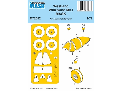 Westland Whirlwind Mk.I Mask (For Special Hobby Kits)) - zdjęcie 1