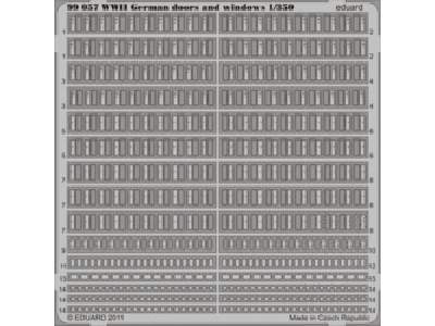  WWII German doors and windows 1/350 - blaszki - zdjęcie 1