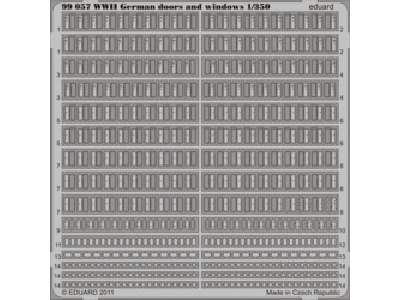  WWII German doors and windows 1/350 - blaszki - zdjęcie 1