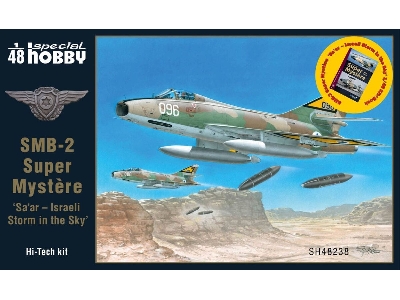 Dassault Smb-2 Super Mystere / Sa'ar - Israeli Storm In The Sky' (Kit+book) - zdjęcie 1