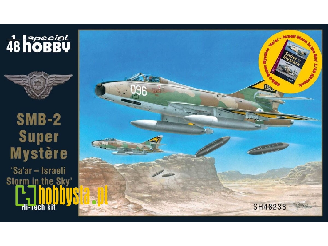 Dassault Smb-2 Super Mystere / Sa'ar - Israeli Storm In The Sky' (Kit+book) - zdjęcie 1 Dassault Smb-2 Super Mystere / Sa'ar - Israeli Storm In The Sky' (Kit+book) - zdjęcie 1