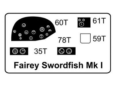 Photo-etched Set For Fairey Swordfish, For Frog/Novo Kit - zdjęcie 3