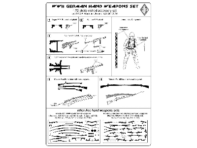 Ww2 German Hand Weapons Set - zdjęcie 3