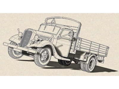 V-8 Model 51 German Truck - zdjęcie 12