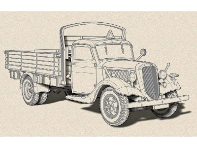 V-8 Model 51 German Truck - zdjęcie 15