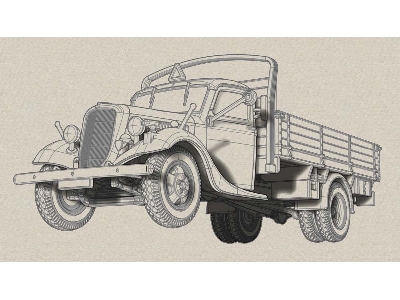 V-8 Model 51 German Truck - zdjęcie 18