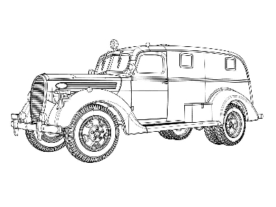 Ford Panel Van 134 Inch M.1939 - zdjęcie 9