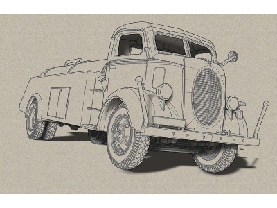 Ford Coe (Cab Over Engine) Tanker Truck M.1939 - zdjęcie 9