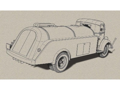 Ford Coe (Cab Over Engine) Tanker Truck M.1939 - zdjęcie 11