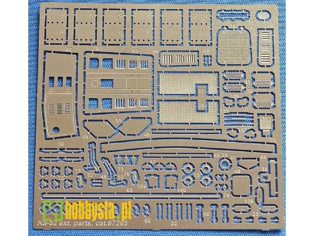 Photo-etched: Ka-52 Exterior Set (For Zvezda Kit) - zdjęcie 1 Photo-etched: Ka-52 Exterior Set (For Zvezda Kit) - zdjęcie 1