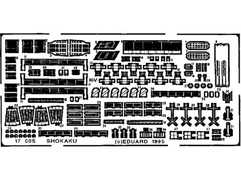Shokaku 1/700 - Tamiya - blaszki - zdjęcie 1 Shokaku 1/700 - Tamiya - blaszki - zdjęcie 1