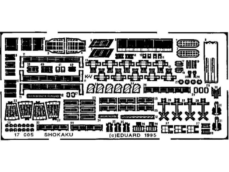  Shokaku 1/700 - Tamiya - blaszki - zdjęcie 1