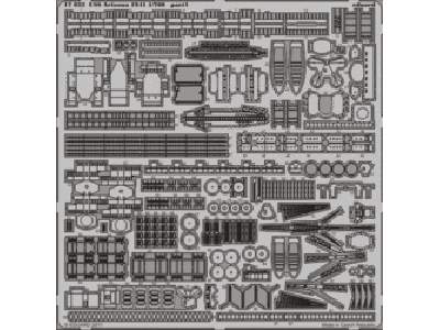  USS Arizona 1941 1/700 - Hobby Boss - blaszki - zdjęcie 1