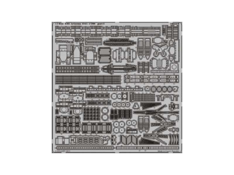  USS Arizona 1941 1/700 - Hobby Boss - blaszki - zdjęcie 1