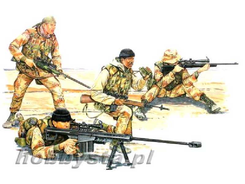 Figurki U.S. Sniper Team - zdjęcie 1