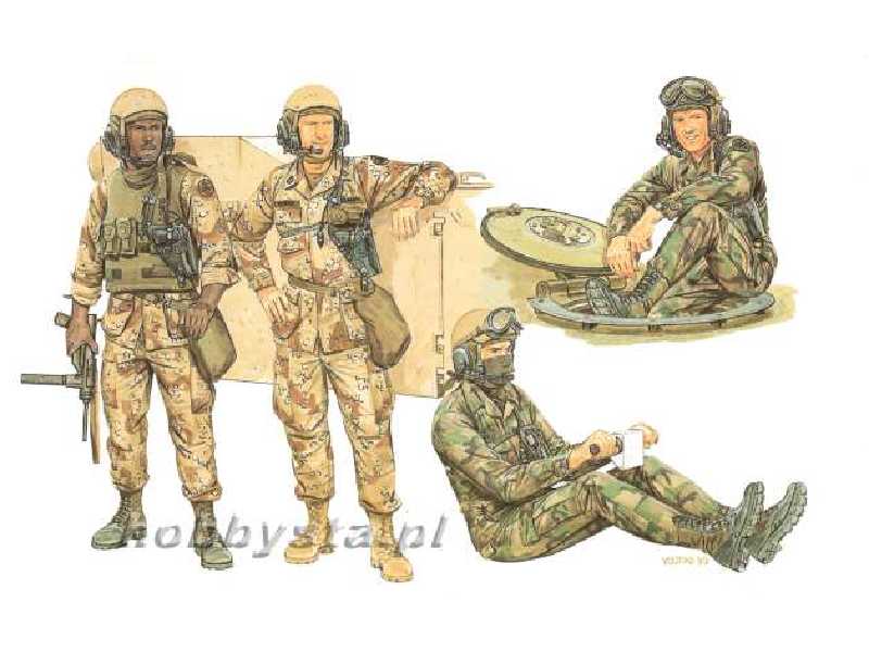Figurki U.S. Tank Crew - zdjęcie 1 Figurki U.S. Tank Crew - zdjęcie 1