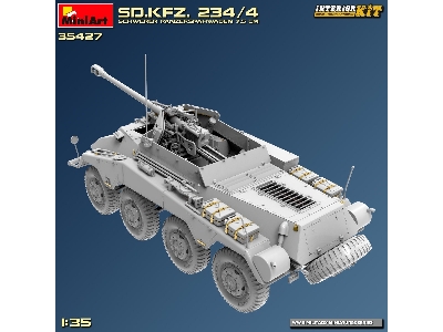 Sd.Kfz. 234/4 Schwerer Panzerspähwagen 7,5 Cm. Interior Kit - zdjęcie 5
