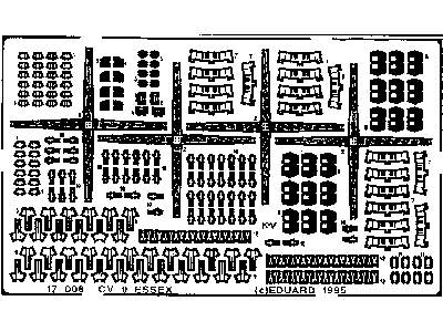  USS Essex 1/700 - Hasegawa - blaszki - zdjęcie 2