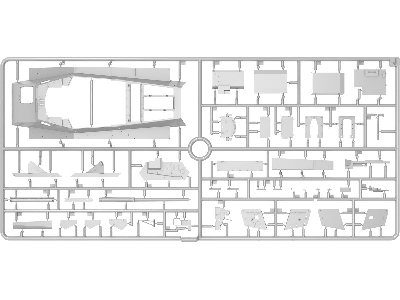 Sd.Kfz. 234/4 Schwerer Panzerspähwagen 7,5 Cm. Interior Kit - zdjęcie 26