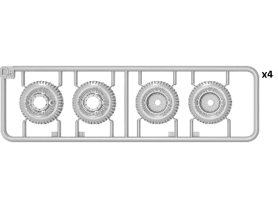 Sd.Kfz. 234/4 Schwerer Panzerspähwagen 7,5 Cm. Interior Kit - zdjęcie 33