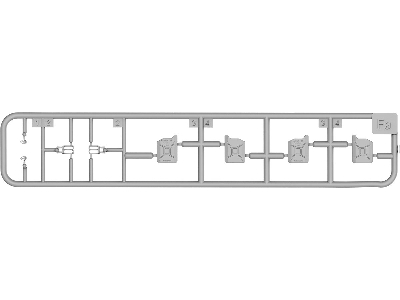 Sd.Kfz. 234/4 Schwerer Panzerspähwagen 7,5 Cm. Interior Kit - zdjęcie 35