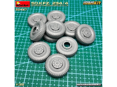 Sd.Kfz. 234/4 Schwerer Panzerspähwagen 7,5 Cm. Interior Kit - zdjęcie 41